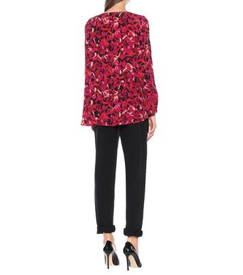 Blouse Daydream Meadow imprimée en soie mélangée | Dorothee Schumacher