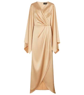 Robe aus Satin | Rasario