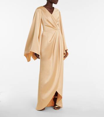 Robe aus Satin | Rasario