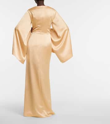 Robe aus Satin | Rasario