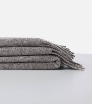 Unito fringed cashmere blanket | Loro Piana