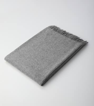 Unito fringed cashmere blanket | Loro Piana