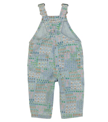 Baby printed denim overalls | Stella McCartney Kids