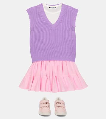 Pelican ribbed-knit sweater vest | Morley