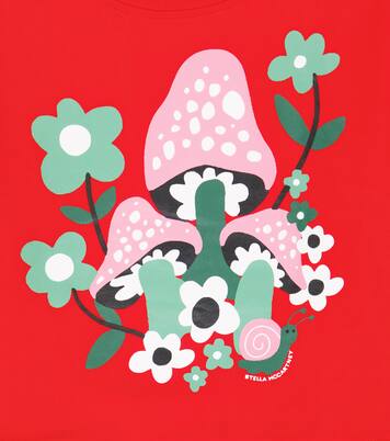 Sweat-shirt imprimé en coton | Stella McCartney Kids