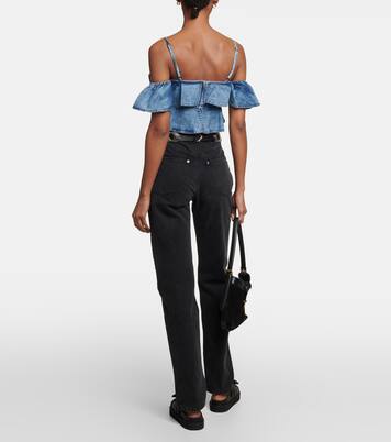 Cropped-Top Voloteo aus Chambray | Marant Etoile