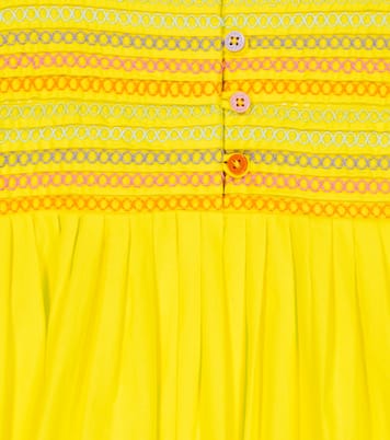 Shirred cotton dress | Stella McCartney Kids