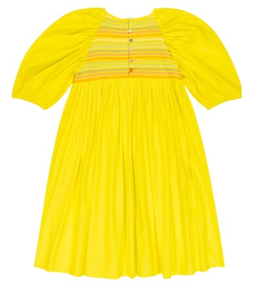 Shirred cotton dress | Stella McCartney Kids
