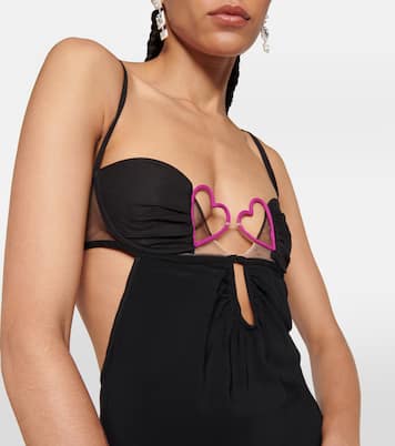 Verziertes Maxikleid | Nensi Dojaka