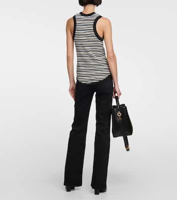 Cassandre striped jersey top | Saint Laurent