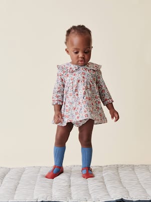 Baby Set Marta aus Kleid und Höschen | La Coqueta