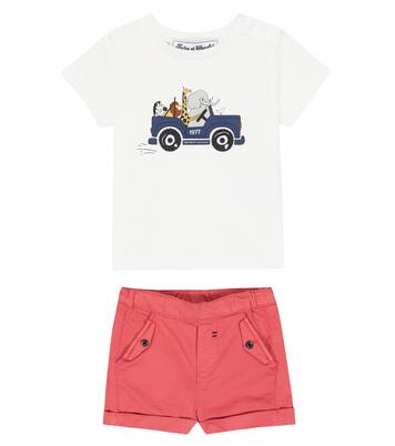 Bébé – Set t-shirt et short en coton | Tartine et Chocolat