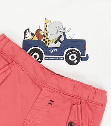 Bébé – Set t-shirt et short en coton | Tartine et Chocolat