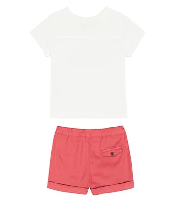 Bébé – Set t-shirt et short en coton | Tartine et Chocolat
