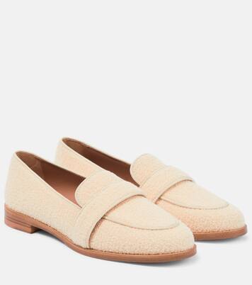 Loafers Martin aus Bouclé | Aquazzura