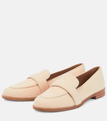 Loafers Martin aus Bouclé | Aquazzura