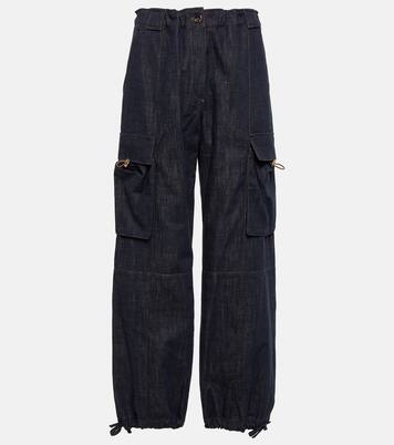 Mid-Rise Cargo-Jeans | Brunello Cucinelli