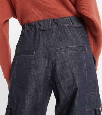 Mid-Rise Cargo-Jeans | Brunello Cucinelli