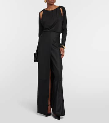 Cutout ruched top | Victoria Beckham