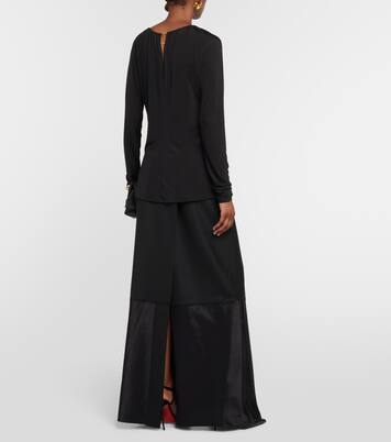 Cutout ruched top | Victoria Beckham