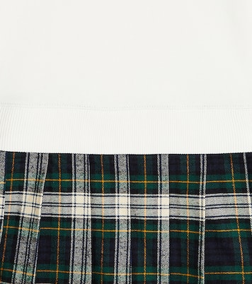 Cotton-blend checked sweater dress | Polo Ralph Lauren Kids