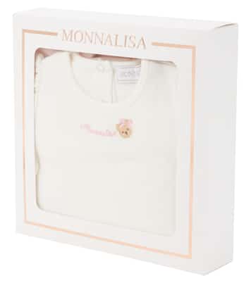 Bébé – Ensemble robe et body en coton et tulle | Monnalisa