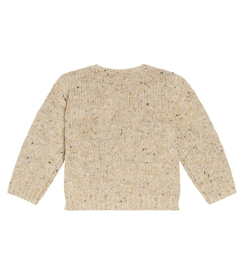 Baby Pullover Blumaro aus einem Wollgemisch | Bonpoint