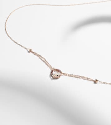 18kt rose gold necklace with morganite and diamonds  | Bucherer Fine Jewellery