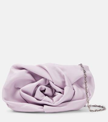 Clutch Rose aus Leder | Burberry
