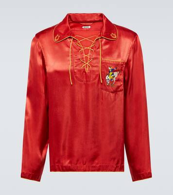 Bronco embroidered shirt | Bode