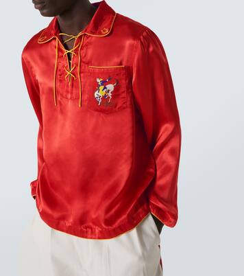 Bronco embroidered shirt | Bode