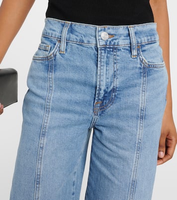 High-Rise Wide-Leg Jeans Le Slim Palazzo | Frame