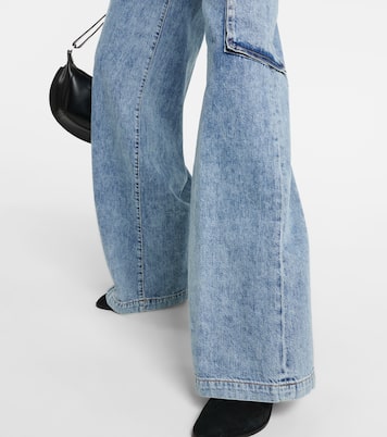 High-Rise Cargo-Jeans Belisa | Veronica Beard