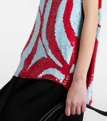 Top mit Pailletten | Dries Van Noten