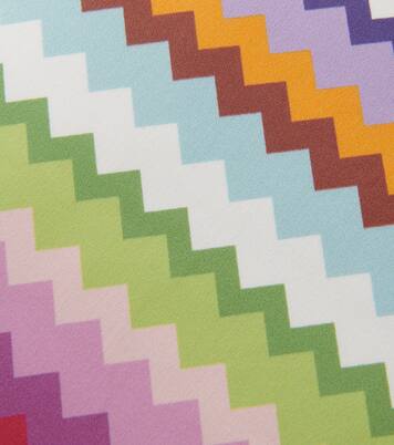 Cojín Riverbero de algodón en zigzag | Missoni