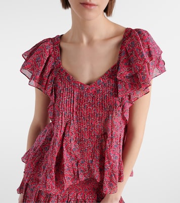 Bedrucktes Top Madrana aus Baumwolle | Marant Etoile