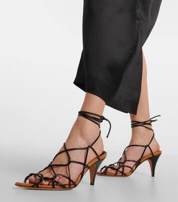 Arden 75 leather sandals | Khaite