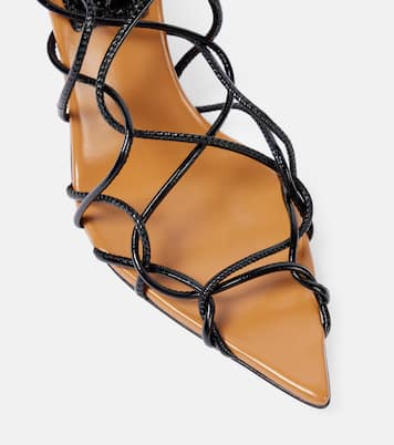 Arden 75 leather sandals | Khaite