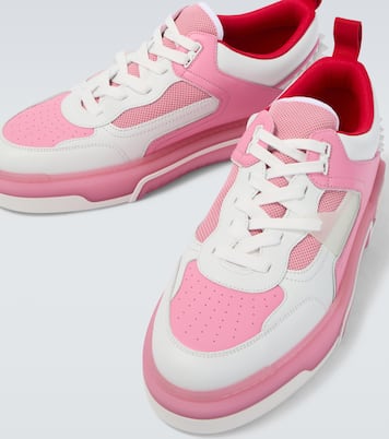 Astroloubi leather-trimmed sneakers | Christian Louboutin
