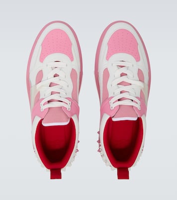 Astroloubi leather-trimmed sneakers | Christian Louboutin