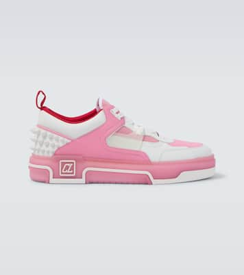 Astroloubi leather-trimmed sneakers | Christian Louboutin