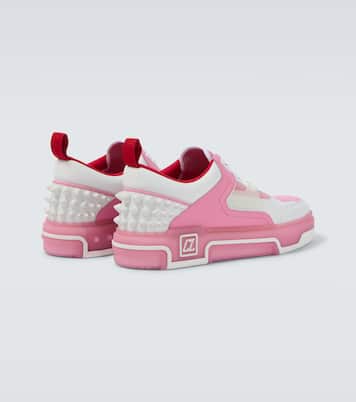 Astroloubi leather-trimmed sneakers | Christian Louboutin