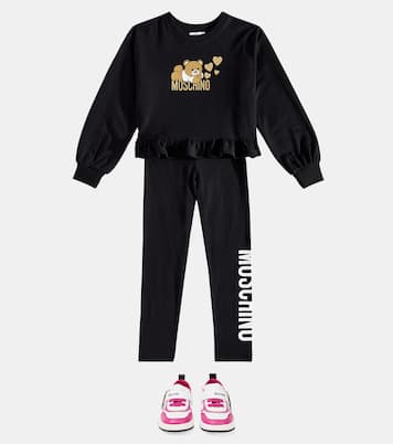 Teddy Bear cotton-blend sweatshirt | Moschino Kids