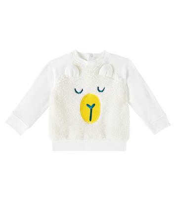 Baby cotton faux shearling sweatshirt | Stella McCartney Kids