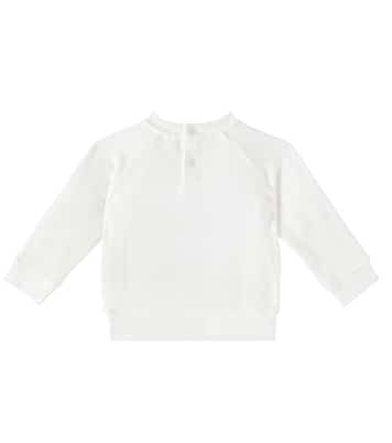 Baby cotton faux shearling sweatshirt | Stella McCartney Kids