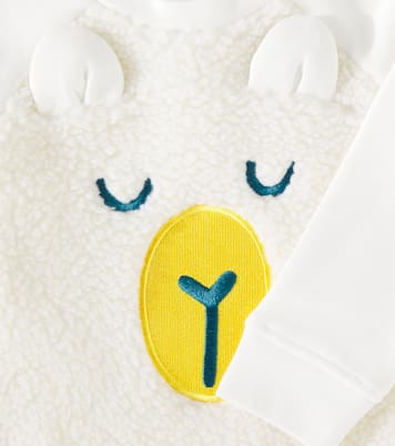 Baby cotton faux shearling sweatshirt | Stella McCartney Kids