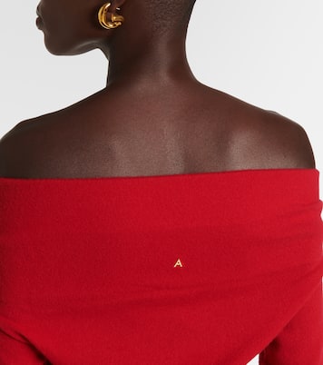 Abito lungo Lunaire  in cashmere con scollo bardot | Altuzarra