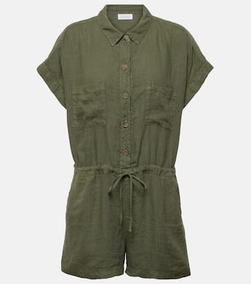 Clare linen romper | Velvet