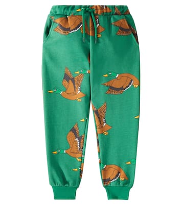 Ducks cotton jersey sweatpants | Mini Rodini