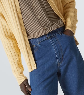 Belted straight jeans | Auralee
